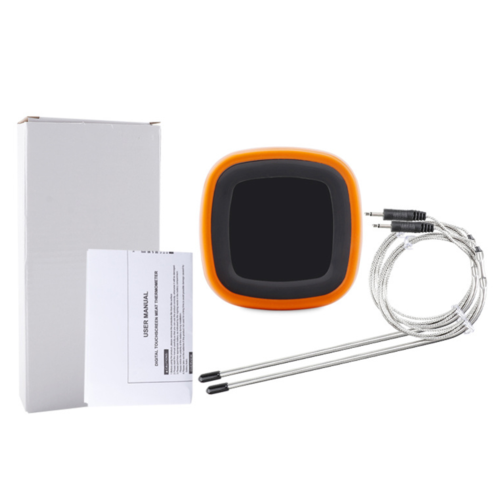 Digital Thermometer Probe - Digitale vleeskeukenthermometer Waterdichte vleestemperatuursonde Touchscreen Oven