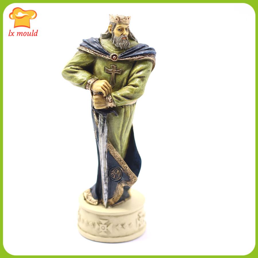 Candle. Queen - 3D Schaken Siliconen Fondant Schimmel Woondecoratie