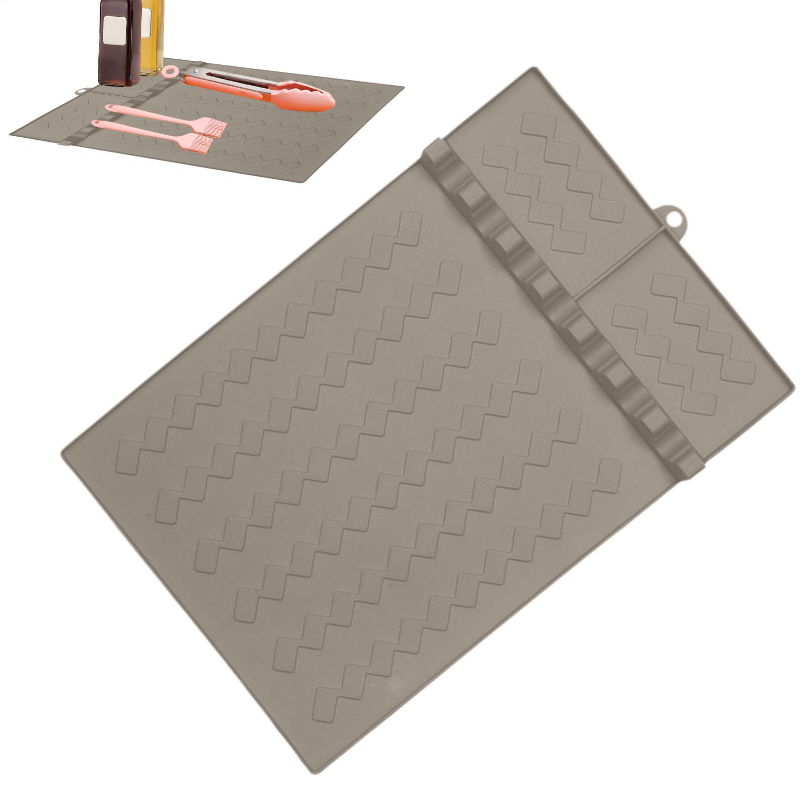 Heat Resistant Mat - Siliconen BBQ Grillmatten Zijplank Spatel Gereedschap