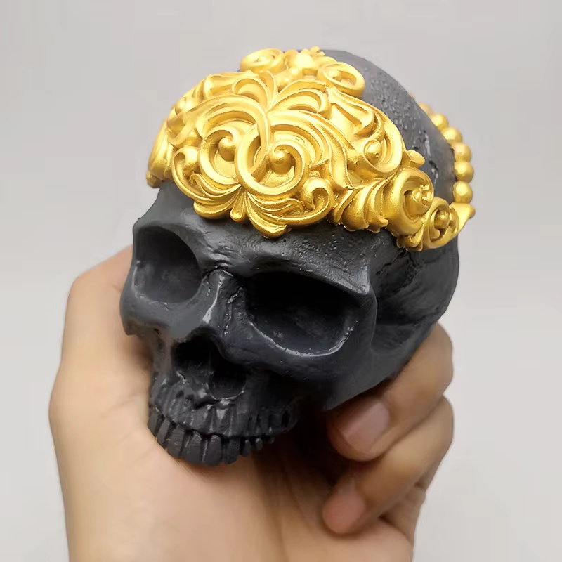 Candle. Queen - Hoogwaardige siliconen 3D Queen Skull kaars/hars
