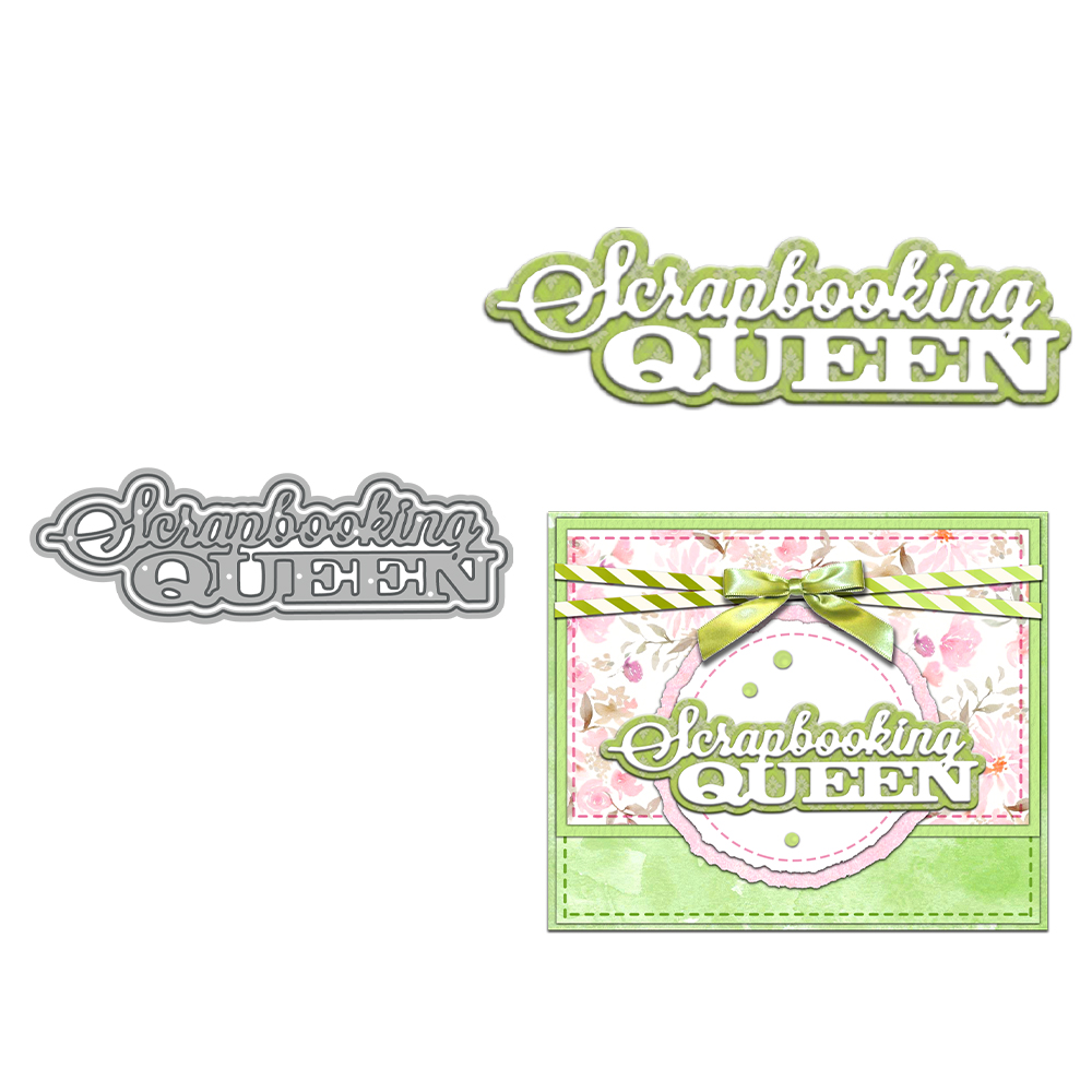 Candle. Queen - Mangocraft Scrapbooking Queen Mini Cutting Dies
