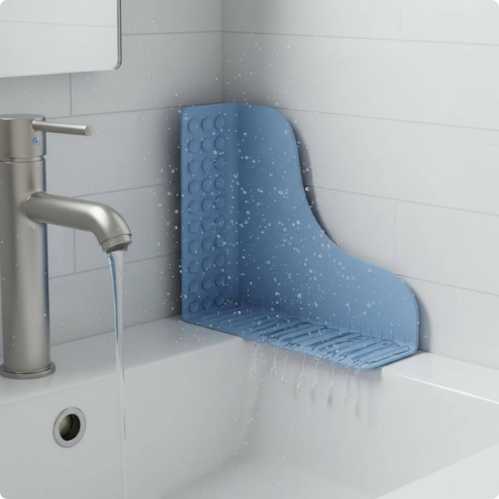 Heat Resistant Mat - Waterafvloeiingsmat, BPA-vrij, hittebestendig, aanrechtblad-organizer voor de