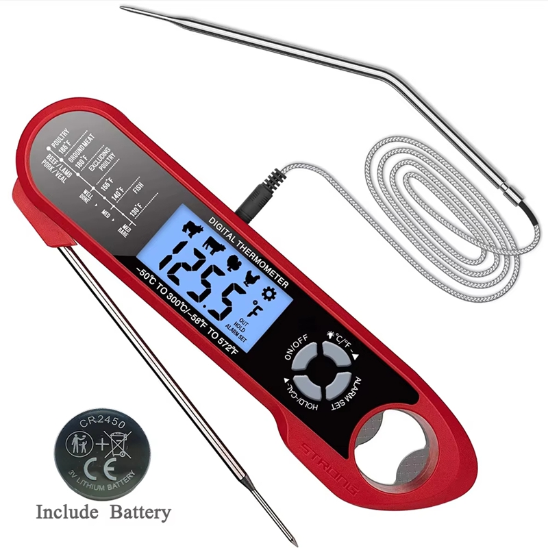 Digital Thermometer Probe - Vleesthermometer Digitale keukenthermometer met dubbele sonde