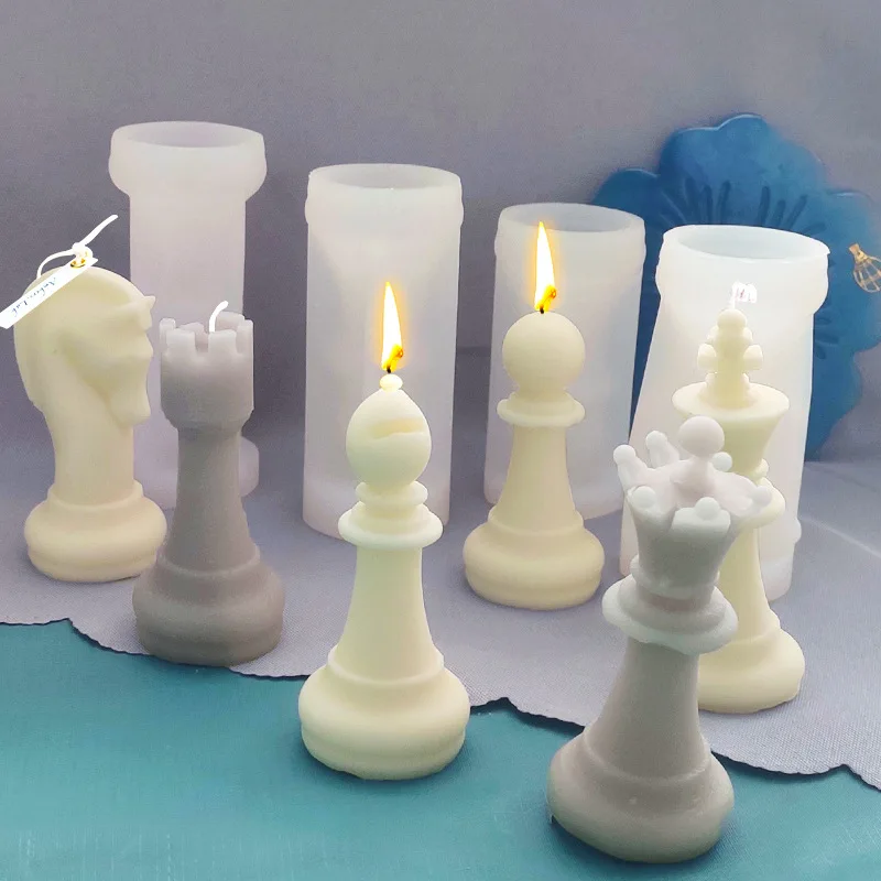 Schaakstukjes Kaarsen Silicone - Candle. Queen recensie en prijs