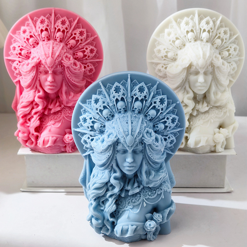 DIY Half lichaam schedel hoofd - Candle. Queen recensie en prijs