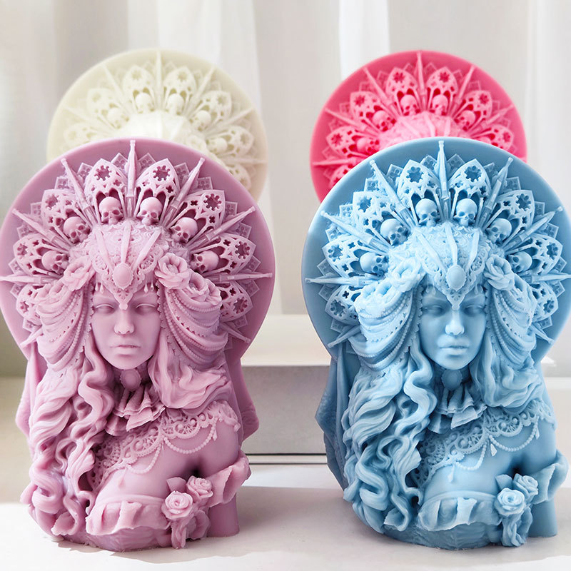 DIY Half lichaam schedel hoofd - Candle. Queen recensie en prijs