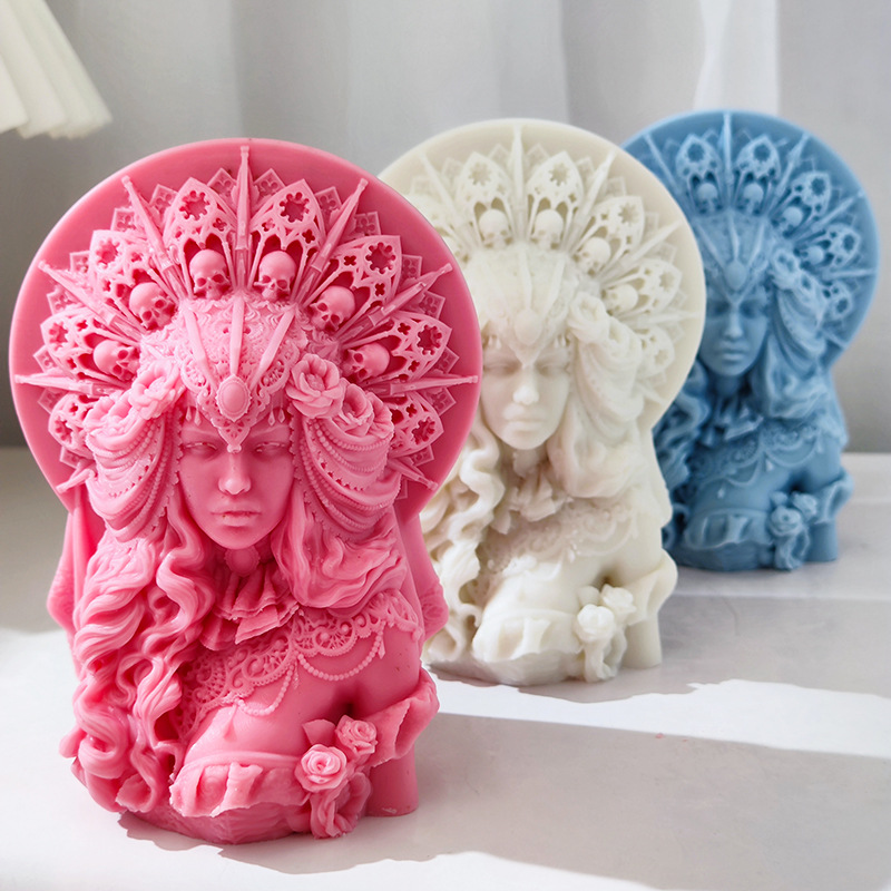 DIY Half lichaam schedel hoofd - Candle. Queen recensie en prijs