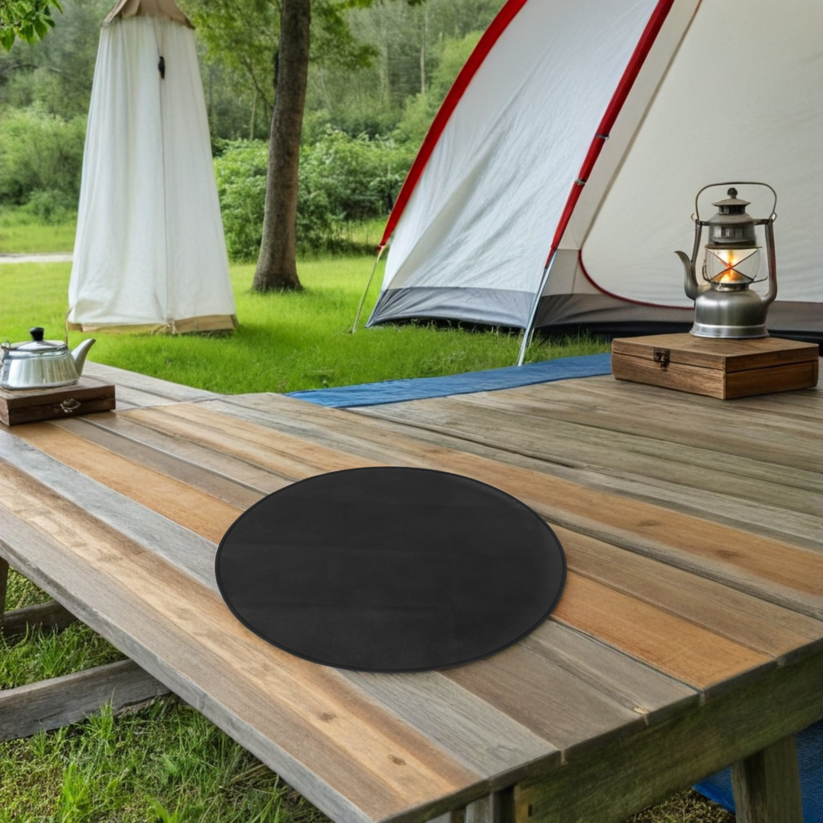 Ronde brandwerende BBQ-mat, hi - Heat Resistant Mat recensie en prijs