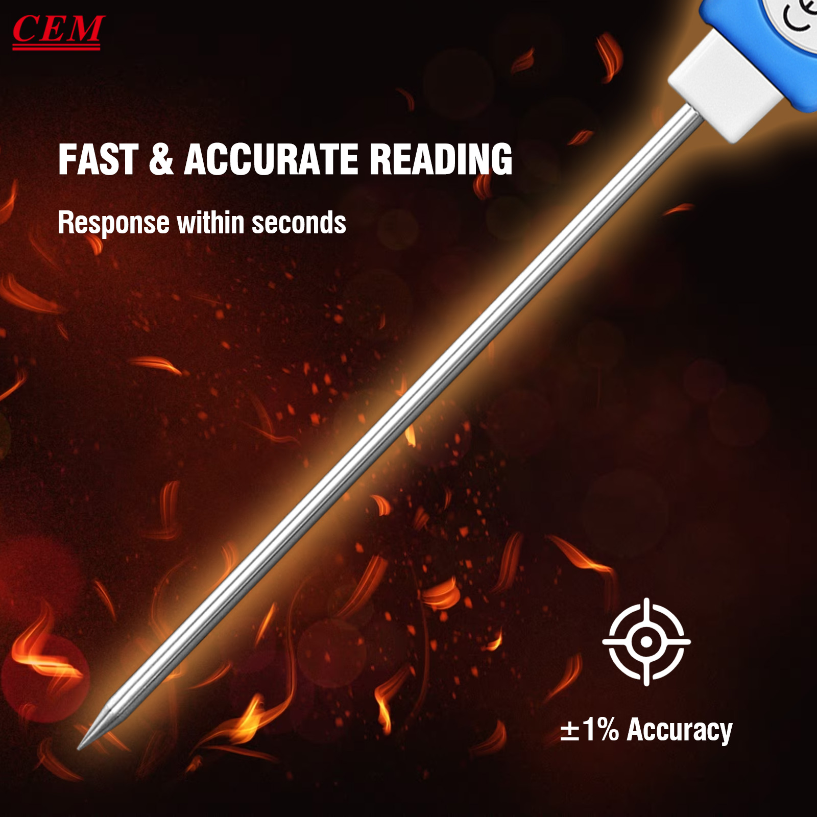 CEM vleesthermometer digitaal, - Digital Thermometer Probe recensie en prijs