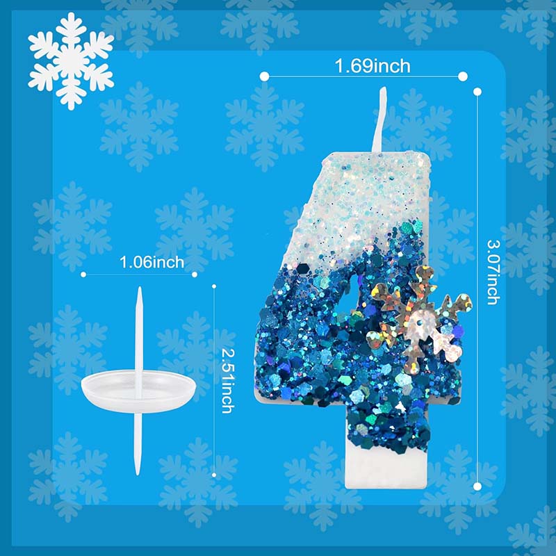 Frozen Verjaardagskaars Sneeuw - Candle. Queen recensie en prijs