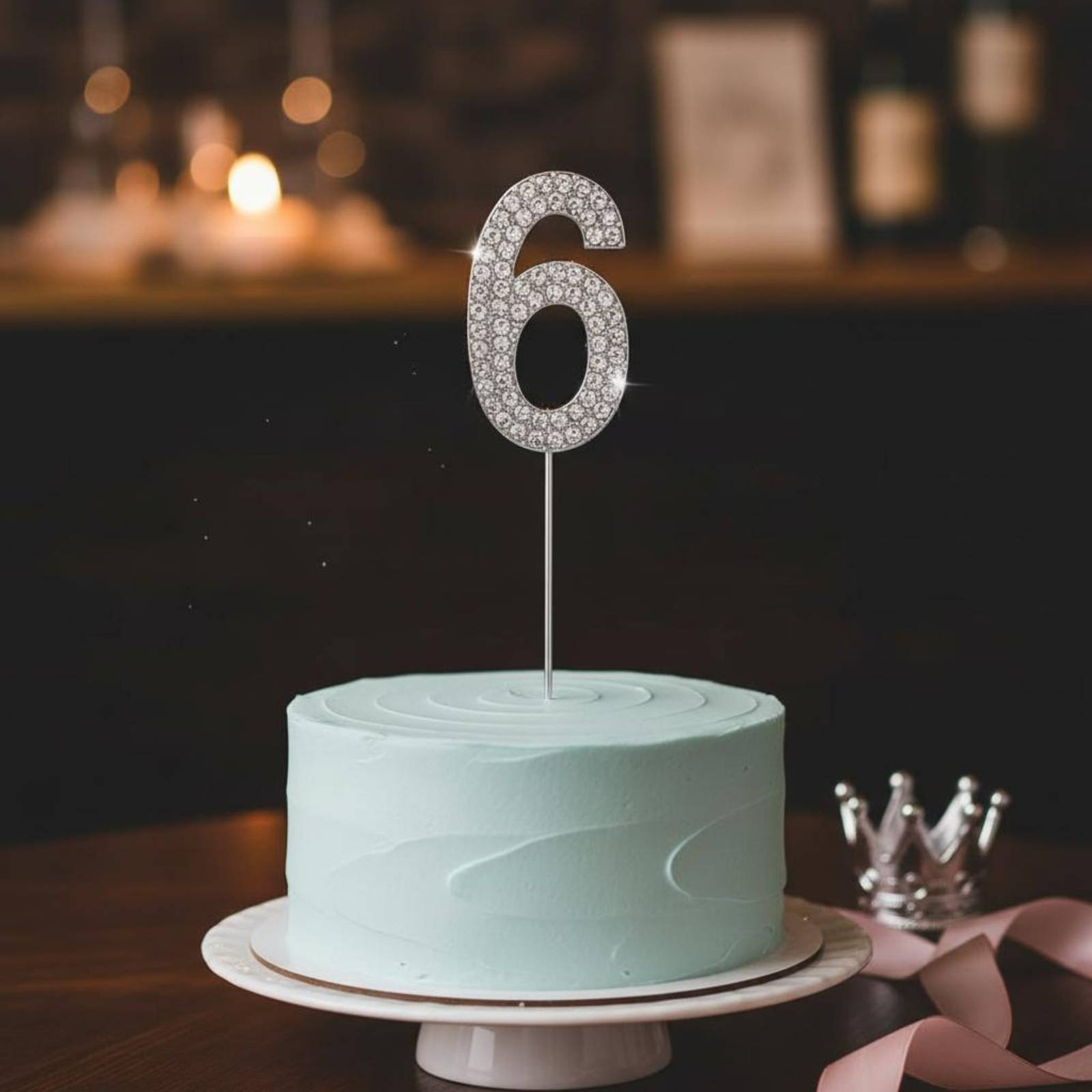 Crystal Crown Cake Topper Spra - Candle. Queen recensie en prijs